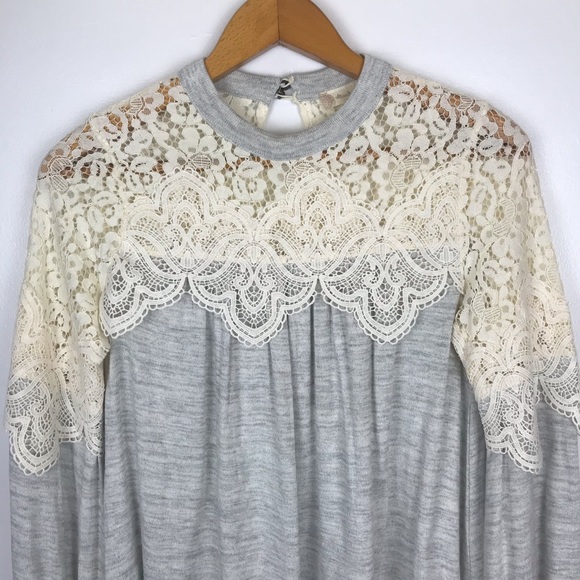 Pullover Lace long Sleeve Si… - Picture 2 of 8